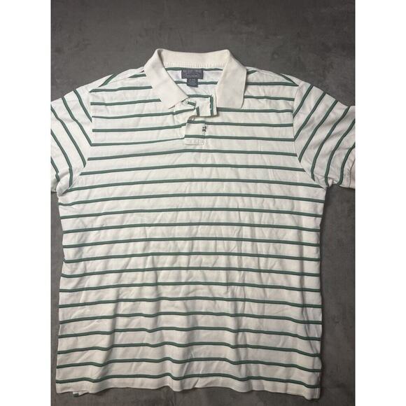 Ralph Lauren Polo Jeans Co Shirt Mens Extra Large XL Striped Short Sleeve Cotton - Picture 1 of 6